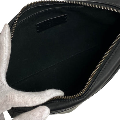 Valentino Shoulder Bag Leather, Suede Black Vltn Logo