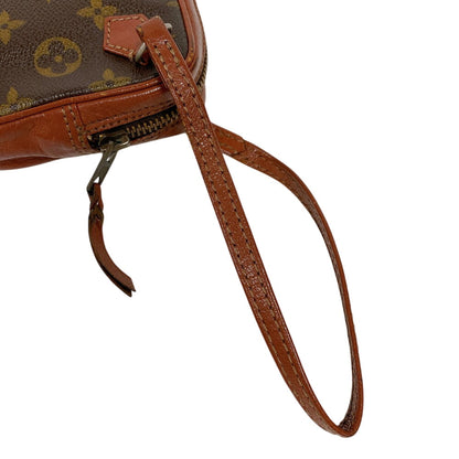 Louis Vuitton Clutch Bag M51828 Leather Brown Monogram Marley Bandouliere Old Model