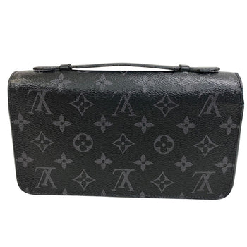 Louis Vuitton Clutch Bag M61698 Monogram Eclipse, Canvas Black Monogram Eclipse Canvas Zippy Xl