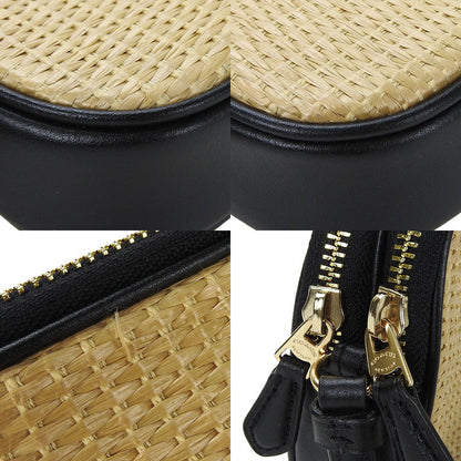 Coach Shoulder Bag F73070 Straw, Leather Beige Women