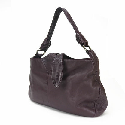 Loewe Shoulder Bag Leather Purple Women