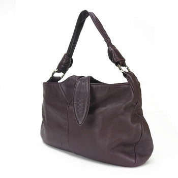 Loewe Shoulder Bag Leather Purple Women