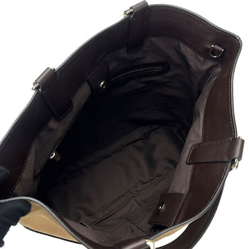Todfs Handbag Leather Beige Women