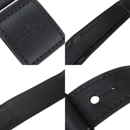 Louis Vuitton Sling Bag M44428 Monogram Macassar, Leather Black Utility Side Bag Mens