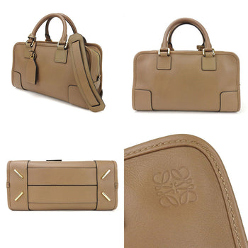 Loewe Handbag 352.30.N03 Leather Brown Americana 28 Women