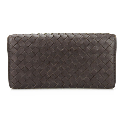 Bottegaveneta Long Wallet Purse 150509 Leather Brown Women