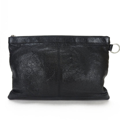 Balenciaga Clutch Bag 273022 Leather Black Clip M Classic Women(Unisex)