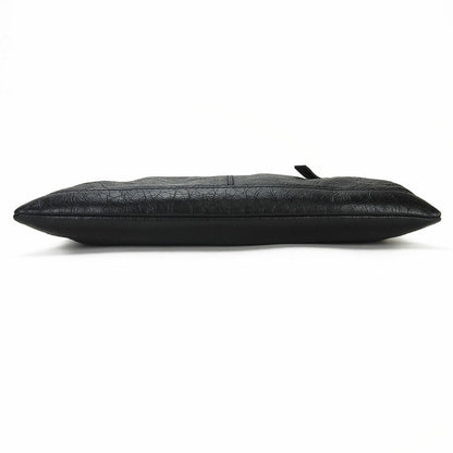 Balenciaga Clutch Bag 273022 Leather Black Clip M Classic Women(Unisex)