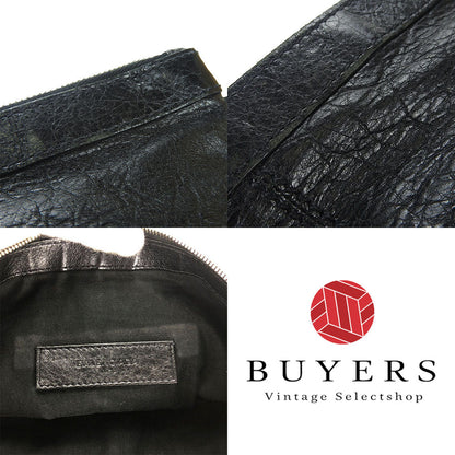 Balenciaga Clutch Bag 273022 Leather Black Clip M Classic Women(Unisex)