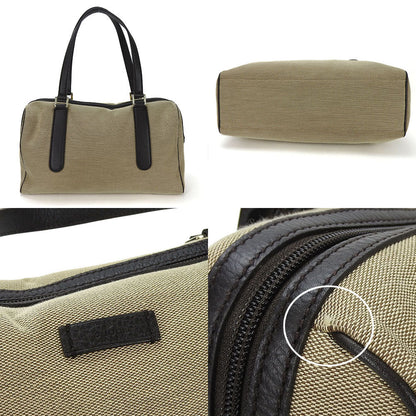Gucci Boston Duffel Bag 257288 Canvas, Leather Beige Women