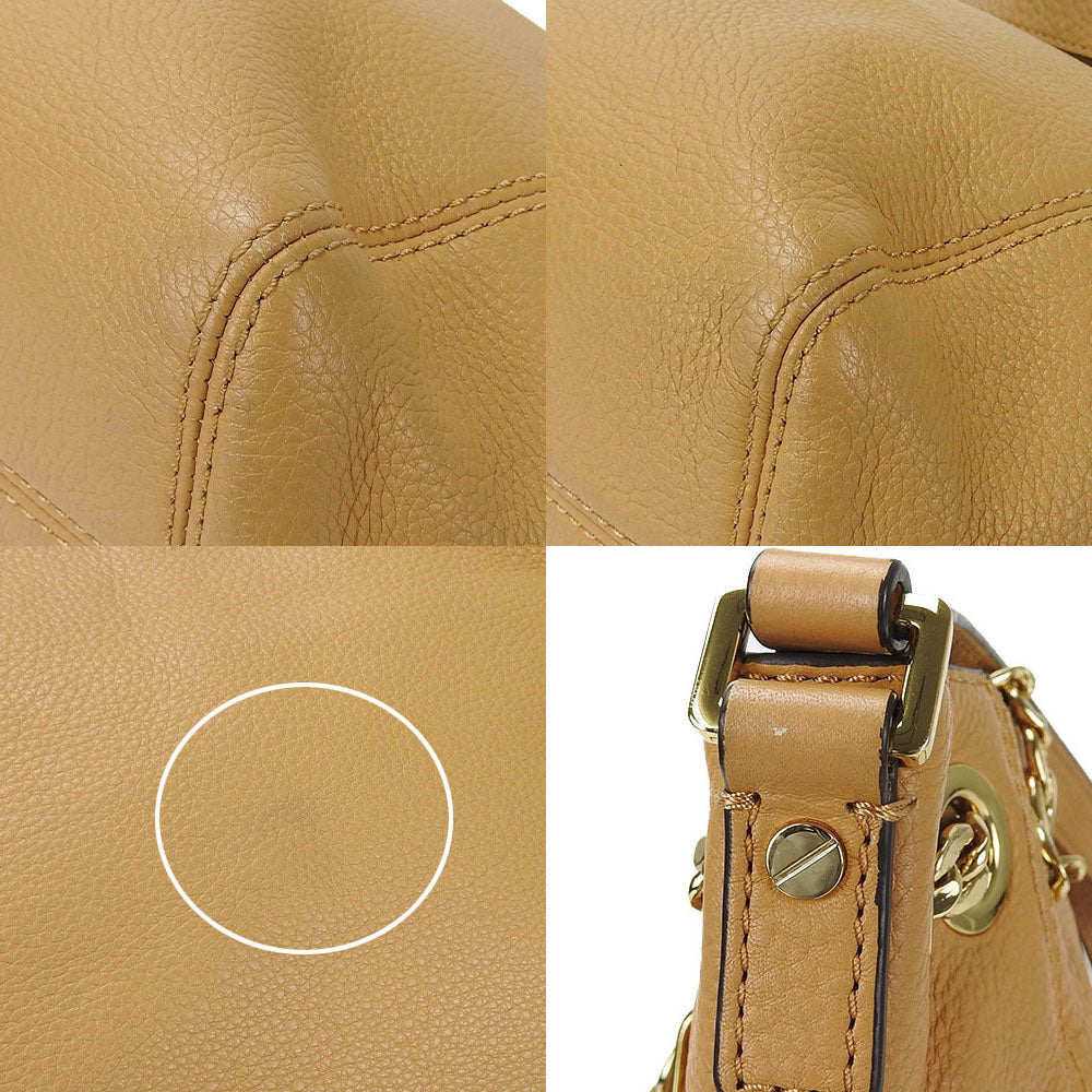 Michael Kors Tote Bag 30S5Gtce2L Leather Beige Women