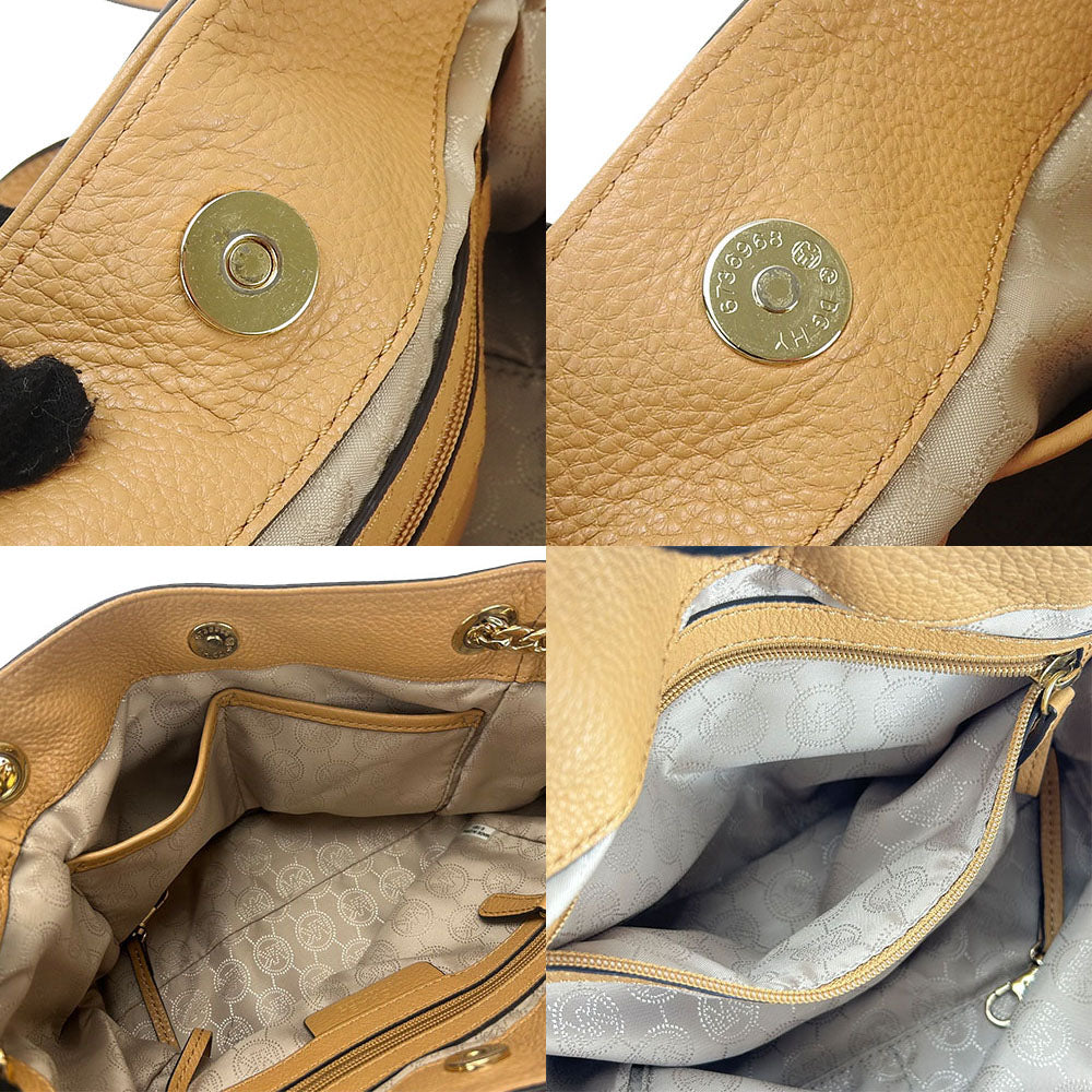 Michael Kors Tote Bag 30S5Gtce2L Leather Beige Women