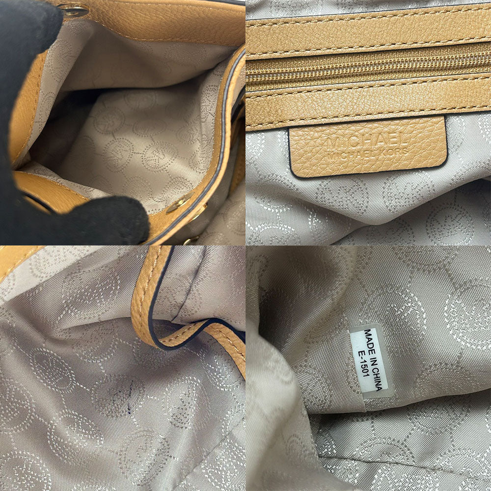 Michael Kors Tote Bag 30S5Gtce2L Leather Beige Women