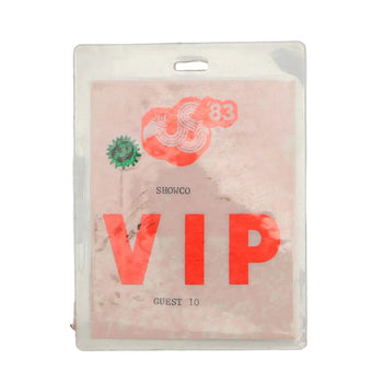 1983 Us Festival Vip Backstage Pass