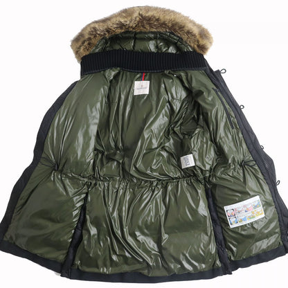 Moncler Down Coat Nylon Black Mens 2