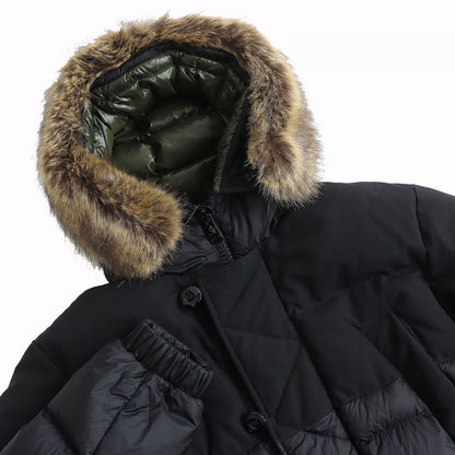 Moncler Down Coat Nylon Black Mens 2
