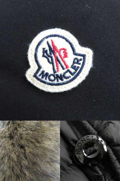 Moncler Down Coat Nylon Black Mens 2