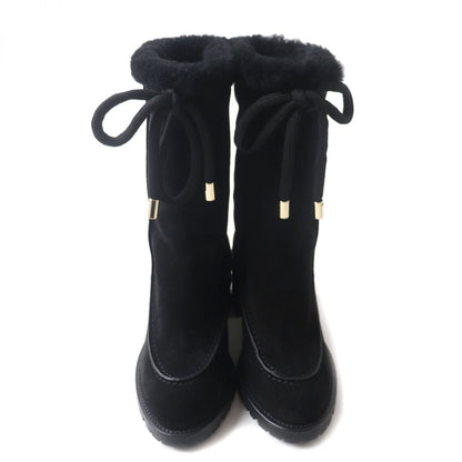 Jimmy Choo Boots Suede, Leather Black Women 34