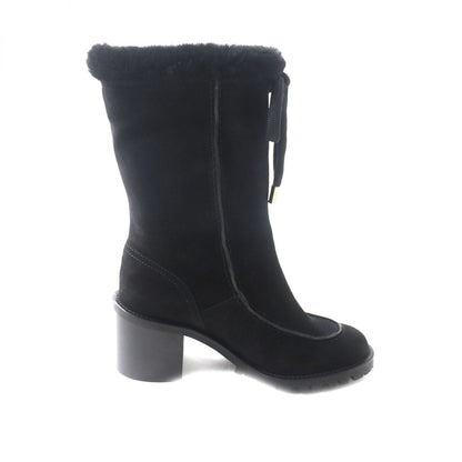 Jimmy Choo Boots Suede, Leather Black Women 34
