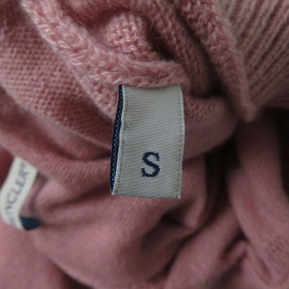 Moncler Knit Cashmere 100% Pink X Bordeaux Women S