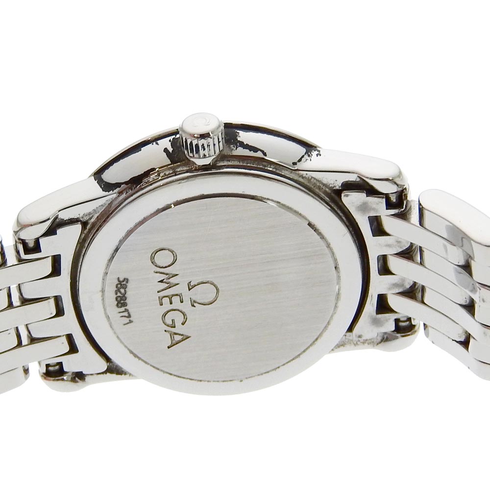 Omega Watches Quartz 4570.31 Stainless Steel Silver Devil Silver Dial Women