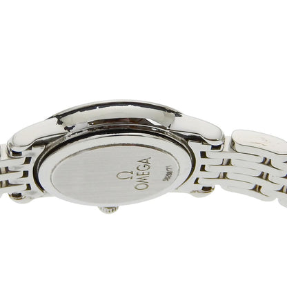 Omega Watches Quartz 4570.31 Stainless Steel Silver Devil Silver Dial Women