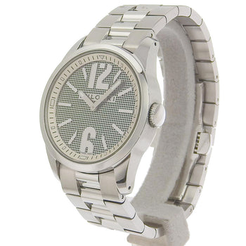 Bvlgari Watches Quartz St37S Stainless Steel Silver Solo Tempo Black Dial Mens