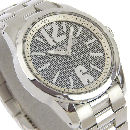 Bvlgari Watches Quartz St37S Stainless Steel Silver Solo Tempo Black Dial Mens