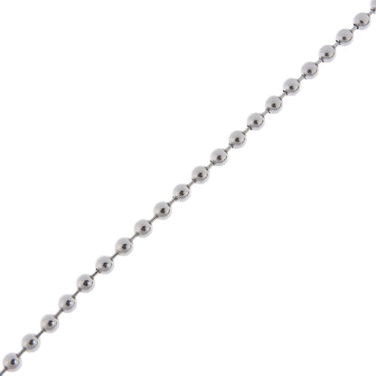 Gucci Necklace K18 White Gold, Diamond Silver Unisex(Unisex)