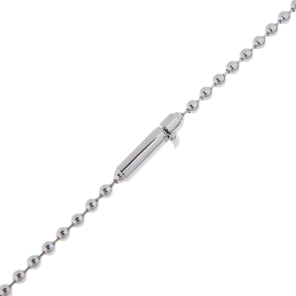 Gucci Necklace K18 White Gold, Diamond Silver Unisex(Unisex)