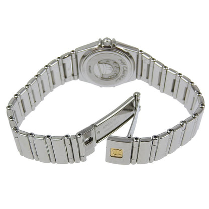 Omega Watches Quartz 1561.71 Stainless Steel White Cal.1456 My Choice Constellation White Shell