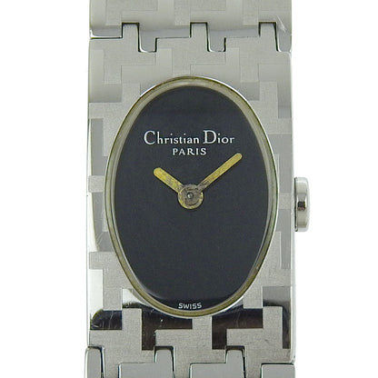 Christian Dior Watches Quartz D70-100 Stainless Steel Silver Miss Dior Black Dial Women