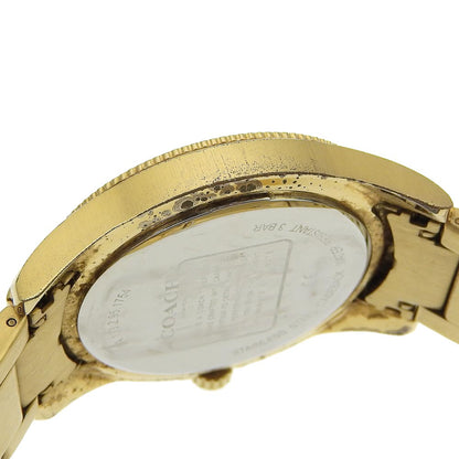 Coach Watches Quartz Ca133.2.95.1754 Plated Gold Black Day Date Black Dial Mens