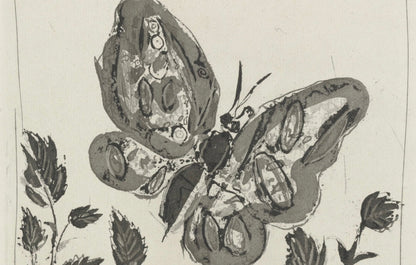 Pablo Picasso, Le Papillon, Histoire Naturelle, Lithograph