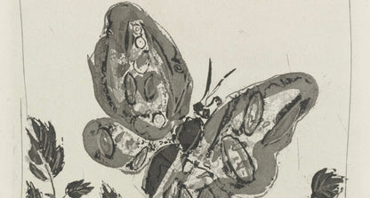 Pablo Picasso, Le Papillon, Histoire Naturelle, Lithograph