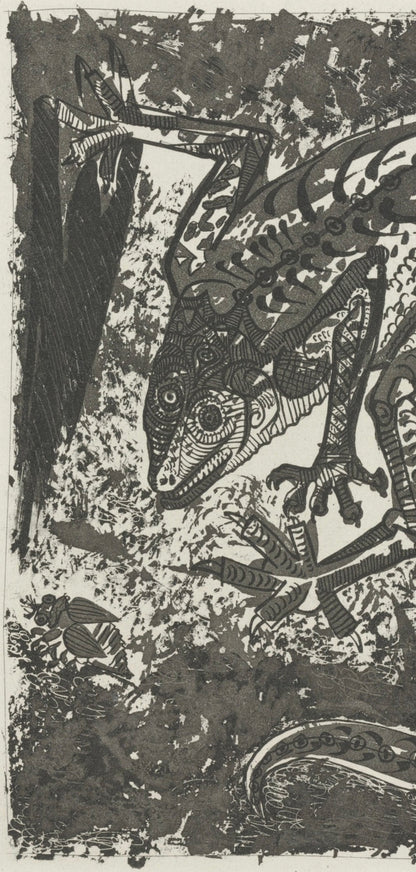 Pablo Picasso, Le Lzard, Histoire Naturelle, Lithograph