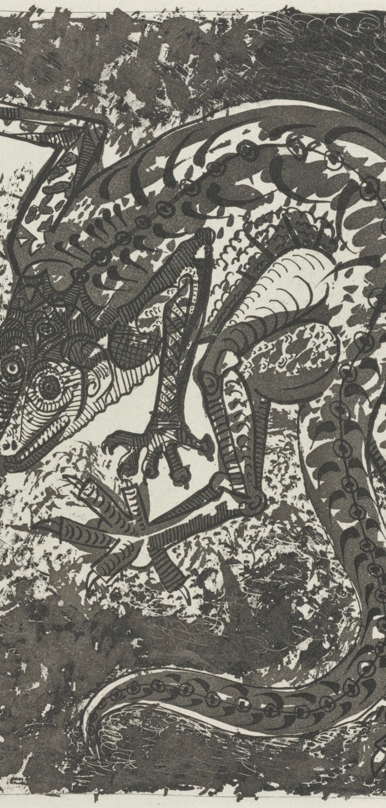 Pablo Picasso, Le Lzard, Histoire Naturelle, Lithograph