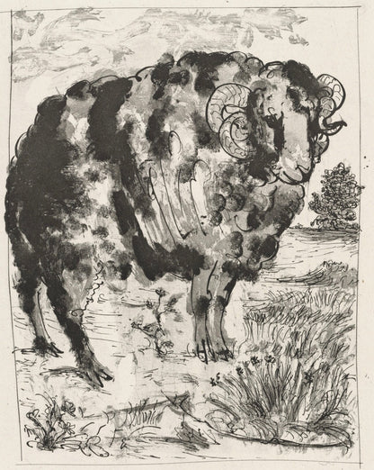 Pablo Picasso, Le Blier, Histoire Naturelle, Lithograph