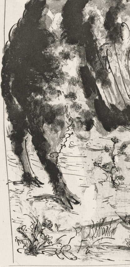 Pablo Picasso, Le Blier, Histoire Naturelle, Lithograph