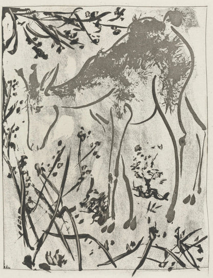 Pablo Picasso, Le Cerf, Histoire Naturelle, Lithograph