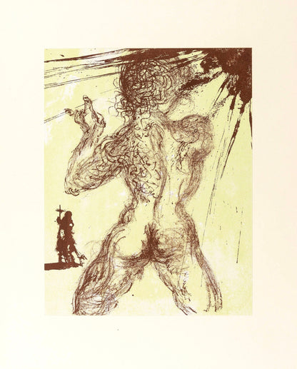 Salvador Dali, Composition (M/Lpsinger 1175; Field 67-2), Hommage A Meissonier, Lithograph