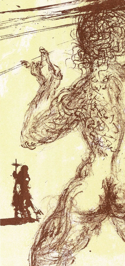 Salvador Dali, Composition (M/Lpsinger 1175; Field 67-2), Hommage A Meissonier, Lithograph