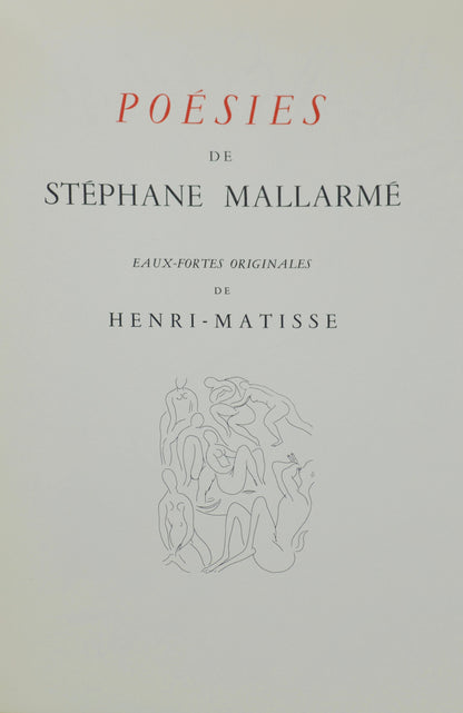 Henri Matisse, Feuillets D'Album (Album Sheets), Posies, Lithograph