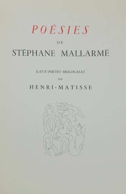 Henri Matisse, Eventail De Madame Mallarm (Madame Mallarm'S Fan), Posies, Lithograph