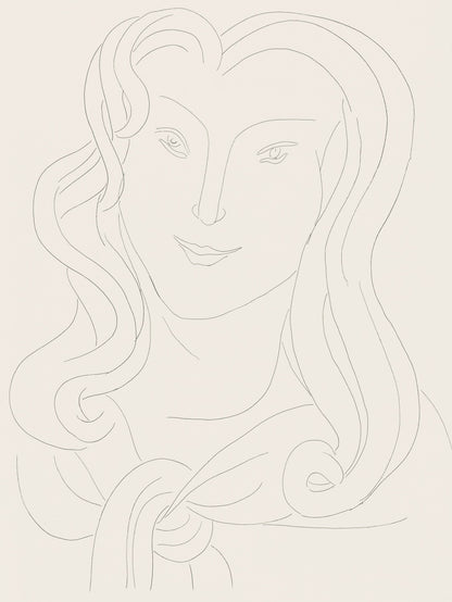 Henri Matisse, Feuillets D'Album (Album Sheets), Posies, Lithograph