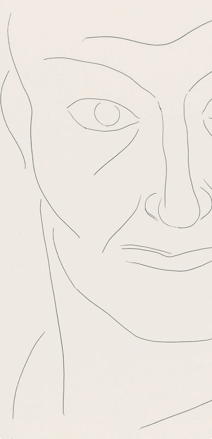 Henri Matisse, Portrait Of Baudelaire, Posies, Lithograph