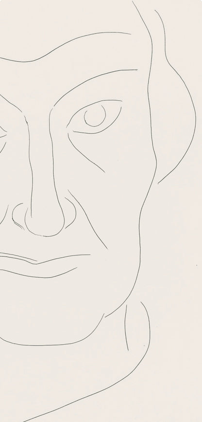 Henri Matisse, Portrait Of Baudelaire, Posies, Lithograph