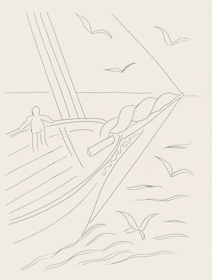 Henri Matisse, Brise Marine (Sea Breeze), Posies, Lithograph