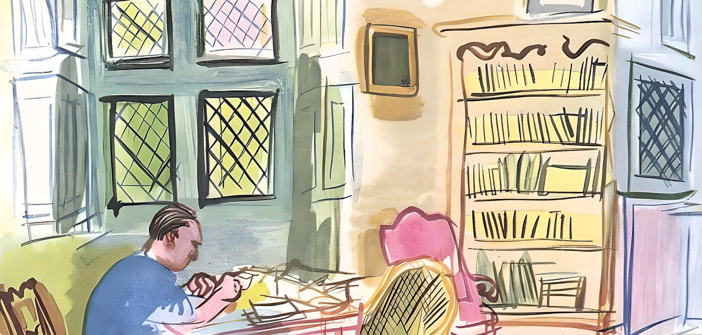 Raoul Dufy, L'Auteur Dans Son Cabinet De Travail, Vacances Forces