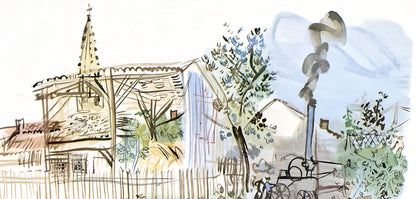 Raoul Dufy, La Batteuse S'En Va, Page, Vacances Forces